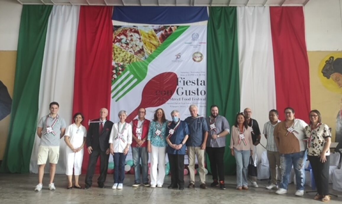 ITALIAN ENVOY HOSTS ITALIAN STREET FOOD FESTIVAL TO HELP UNDERPRIVILEGED KIDS IN TONDO