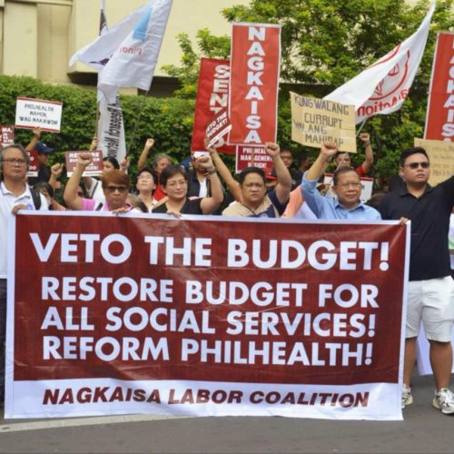 Pagsibak kay Herbosa at pagbalik ng Philhealth subsidy sigaw ng labor at health workers