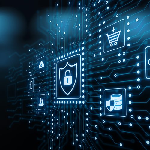 Data protection Cyber Security Privacy Business Internet Technology Concept.