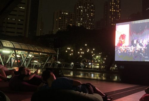 Screening of “Gianni Schicchi’s performance in Tondo’ at Ayala Triangle Gardens